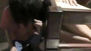 Hot Japanese Milf Fetish - Wooden Chair Bondage & Multiple Orgasms