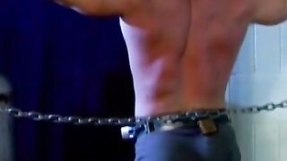 Muscular Hunk Derek Payne Endures Flogging Session For Your Pleasure