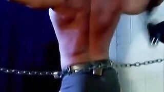 Muscular Hunk Derek Payne Endures Flogging Session For Your Pleasure