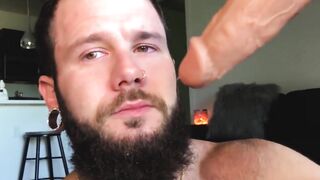 Next Door XXX's Huge DILDO Ride & Stroke Session with JOHNNY HILL