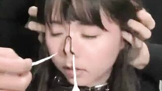 Japanese college girl Faceslapping Submission with Facial cumshot