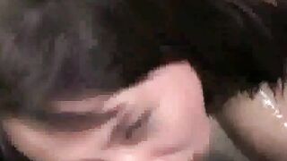 Japanese college girl Faceslapping Submission with Facial cumshot