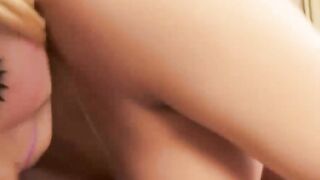 Blondes Blow Best - A Petite Babe Sucks Off Her Hunk's Big Dick