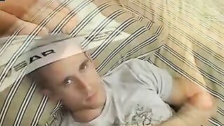 Twinks' Hot Bedroom Jerk-Off Session - Hunks Jack Off Together
