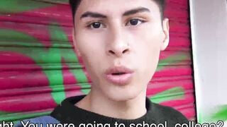 Piercinged Twinks Hot Glued Face - Latinos Fucked Raw in Threesome