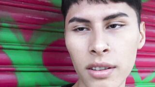 Piercinged Twinks Hot Glued Face - Latinos Fucked Raw in Threesome
