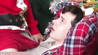 Teens First Christmas Gift - Anal Virgin Gets Filled With Santa's Present