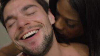 Ebony Ts Dominatrix Threesome with Step-Brother - Anal Training
