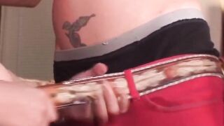 Three-Way Threesome With A Twist! Straight Guy Sandwiched Between Two Lesbians