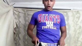 Straight-Up Solo Jacking Off For The Ladies! Straight Guy Masturabtes And Blasts A Huge Load