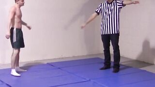 Hardcore Wrestling Action - Naked Brawl Between Hunks