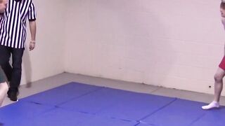 Hardcore Wrestling Action - Naked Brawl Between Hunks