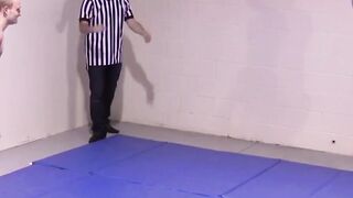 Hardcore Wrestling Action - Naked Brawl Between Hunks