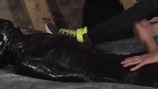 Boy Dungeons Domination Session with BDSM Slave Submissive Training