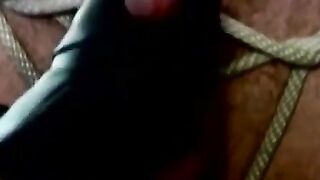 Painful Pleasure - Dominatrix Torments Submissive Guy's Ass