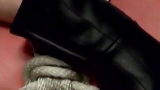 Painful Pleasure - Dominatrix Torments Submissive Guy's Ass