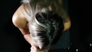 Demi Lovato's Wild Ride - POV Blowjob & Deepthroat Swallow with Huge Facial