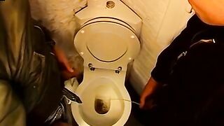 3way muscle hunks domination scene - bondage fetish action in dungeon