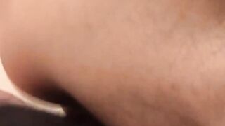 Brunette Housewife Submissive Slut Threesome with Facial Finish
