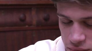Ass-Lick Ass-Fucking Priest Anal Adventure" or "Anal Intruder: A Naughty Confessional Session with Father John