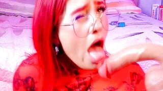 Redhead Vixen's Naughty Bedroom Adventure
