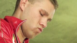 Outdoor Muscle Domination - Submissive Guy Faces Humiliation By Huge Dick