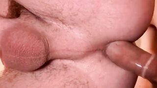 Anal Pounded Hardcore - Home Invasion Anal Threesome with Big Dick