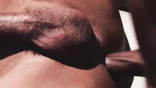 Anal Threesome Frenzy! Black Guys Pound Hard on White Guy's Ass