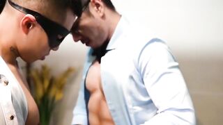 Ripped Office Guy Gets Barebacked By His Hot Date - Raw Asians