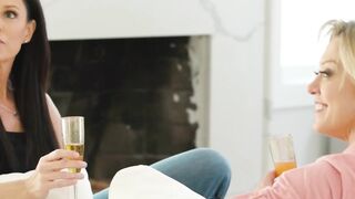 Mother's Day Orgasm Party! Step-Sisters Share Their Hot Stepmom With You