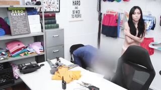 Teen Shoplifter Gets Spanked And Fucked Hard By Older Man In Doggy Style