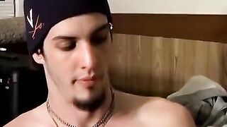 Straight-Guys Jerking Off While Playing Guitar - Old Man's Secret