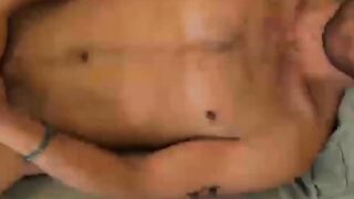 Muscle Punk Rock Stud's Massive Penis Stroking Session