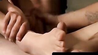 Twinks Foot Massage Turns Into Intense Anal Fucking Session
