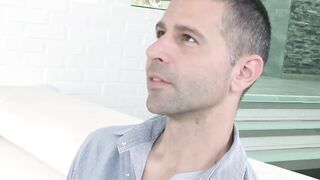 Hot Brunette Babe Melody Petites Sensual Blowjob & Hardcore Fuck Session