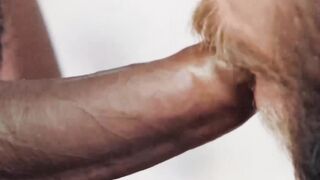 Beard-Fetish Slutty Blonde Gives Deepthroat & Ass Worship To Hunk With Big Dick - POV