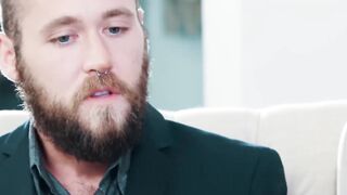 Beard-Fetish Slutty Blonde Gives Deepthroat & Ass Worship To Hunk With Big Dick - POV