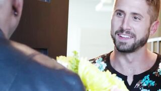 Bisexual Anal Threesome - Birthday Surprise For Hunk Wesley Wood's Ass