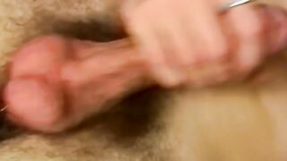 Petite Hunk's Solo Stroking Session Leading To A Massive Load