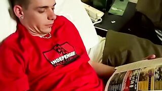Petite Hunk's Solo Stroking Session Leading To A Massive Load