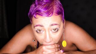 Ms. Sapphires Anal Threesome - POV Blowjob & Creampie from Behind
