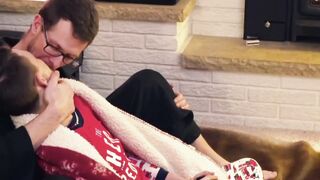 Twinks Step-Dad's Ink Covered Body Fucked Raw by Twink Son