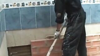 Twink Construction Workers Fucked Hard In The Ass" or "Hardcore Anal Sex Between Twunks - Raw Dogging It!