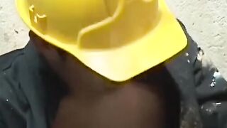 Twink Construction Workers Fucked Hard In The Ass" or "Hardcore Anal Sex Between Twunks - Raw Dogging It!