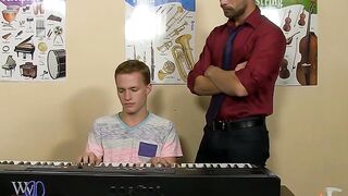 Twinks Ass Drilling Session with Bald Teacher - Hot Twunk Porn