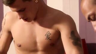 Three's Company - Twink Throat Fuck Frenzy With Big Dick Hunk