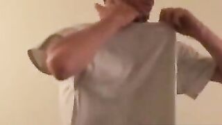 Mature Amateur Jerks Off His Big Dick And Explodes With A Huge Load