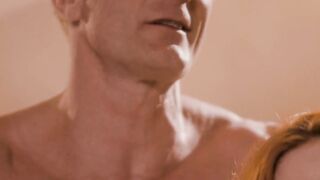 Redheaded Step-Mom Throats & Rides Her Husband's Friend In A Wild MFF FFM