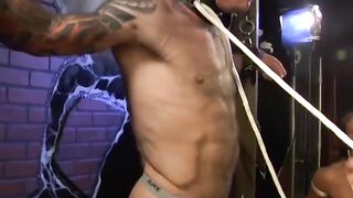 Bondage Dungeons - Hard Core Pain Session with Roped Up Duncan Murchfh