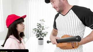 Petite Teen's Baseball Lesson Turned Sexual - PetiteHDPorn